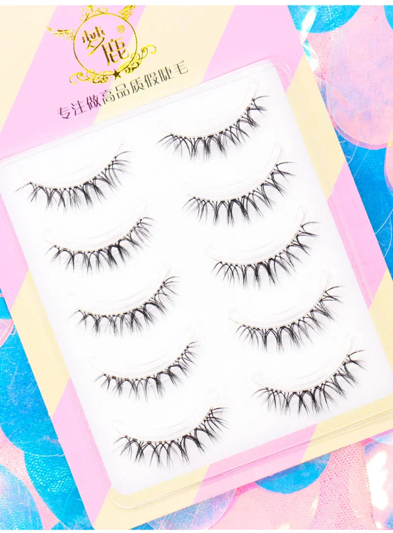 Dream Deer V-Shaped Mink Eyelashes (5 Pairs)