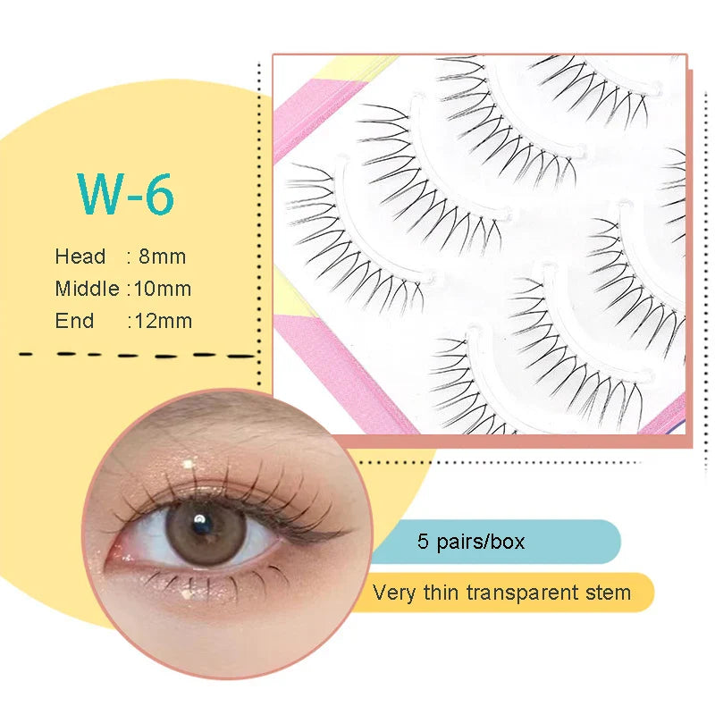 Dream Deer V-Shaped Mink Eyelashes (5 Pairs)
