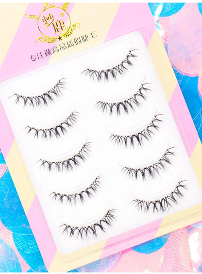 Dream Deer V-Shaped Mink Eyelashes (5 Pairs)
