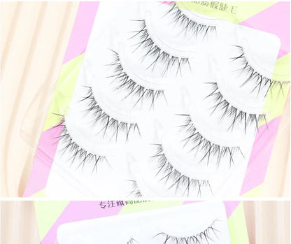 Dream Deer V-Shaped Mink Eyelashes (5 Pairs)
