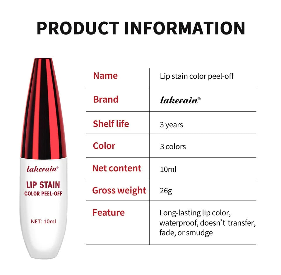 Rose Pink Peel-Off Lip Tint