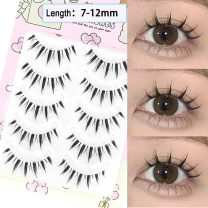 Dream Deer V-Shaped Mink Eyelashes (5 Pairs)
