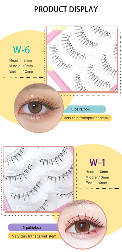 Dream Deer V-Shaped Mink Eyelashes (5 Pairs)