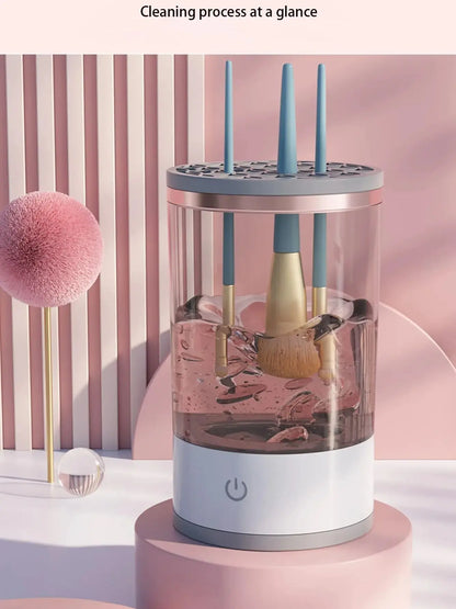 Automatic Makeup Brush Cleaner