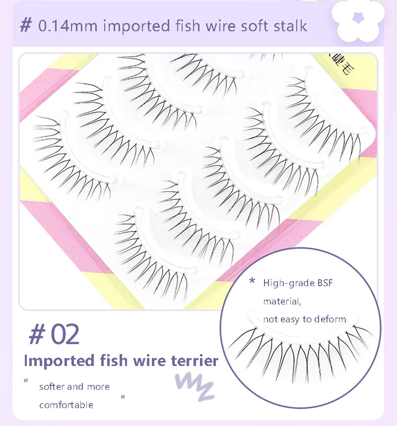 Dream Deer V-Shaped Mink Eyelashes (5 Pairs)