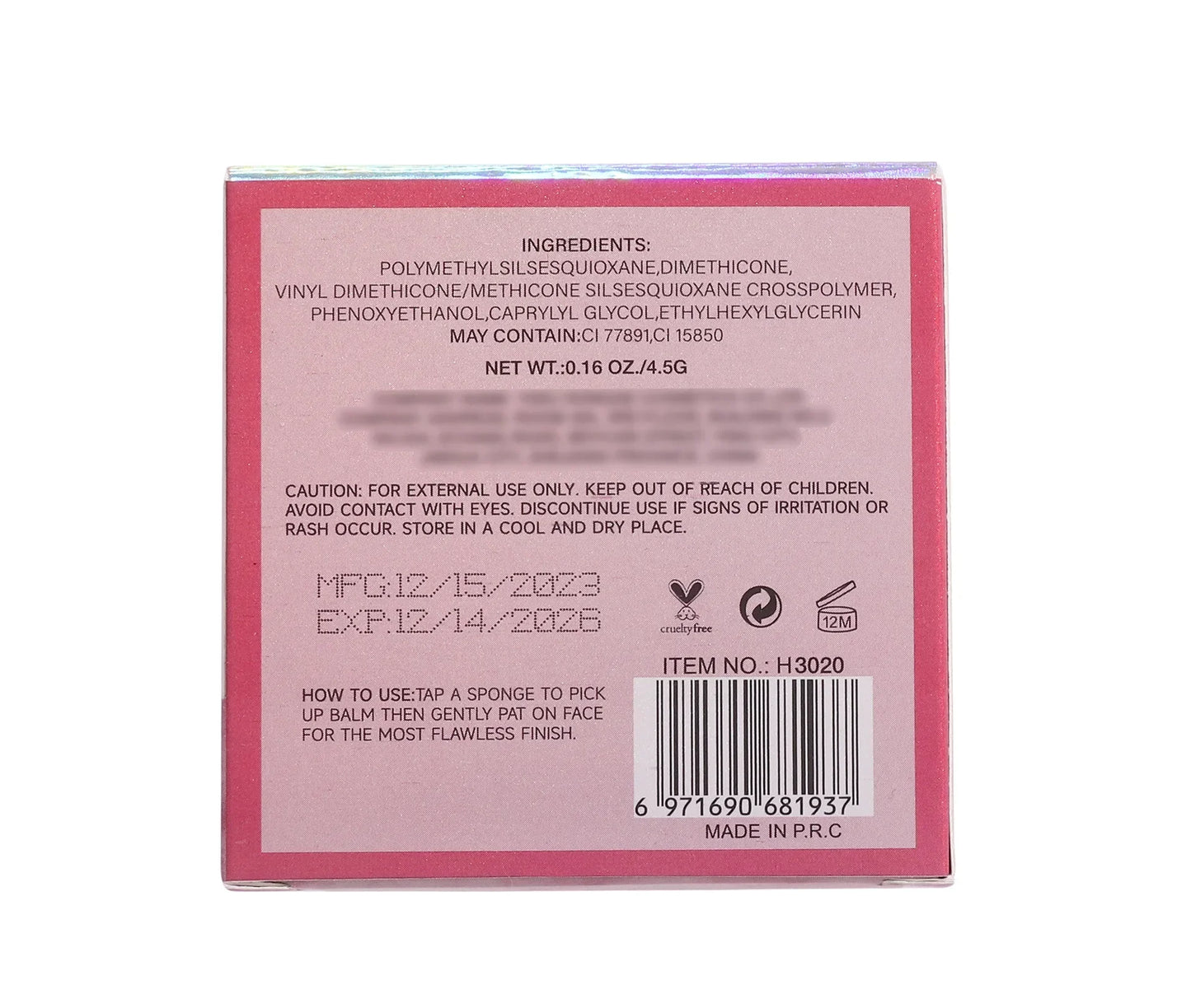 Matte Finish Setting Powder