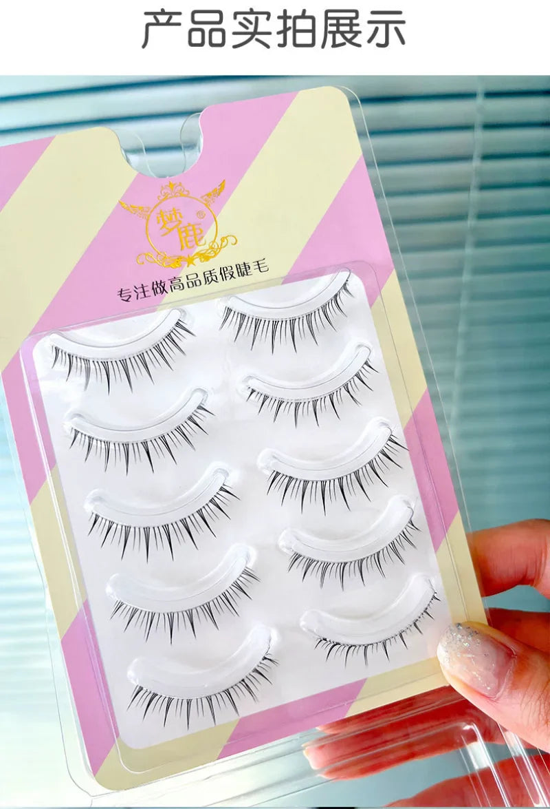 Dream Deer V-Shaped Mink Eyelashes (5 Pairs)