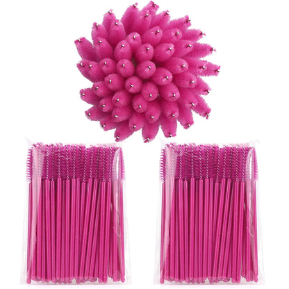 100pcs Disposable Eyelash Spoolie Brushes