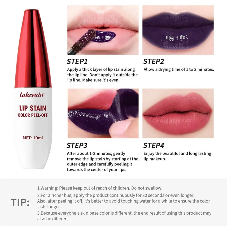 Rose Pink Peel-Off Lip Tint