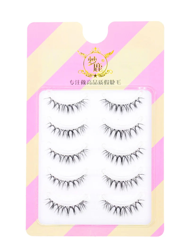 Dream Deer V-Shaped Mink Eyelashes (5 Pairs)