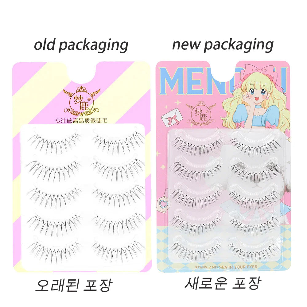 Dream Deer V-Shaped Mink Eyelashes (5 Pairs)
