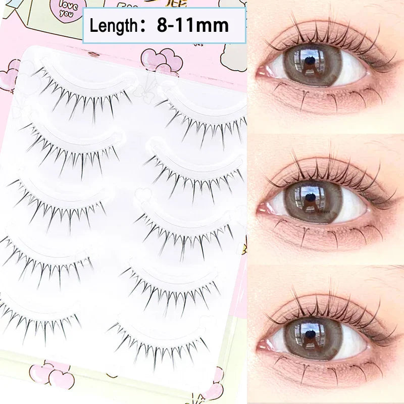 Dream Deer V-Shaped Mink Eyelashes (5 Pairs)