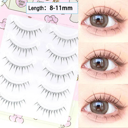 Dream Deer V-Shaped Mink Eyelashes (5 Pairs)