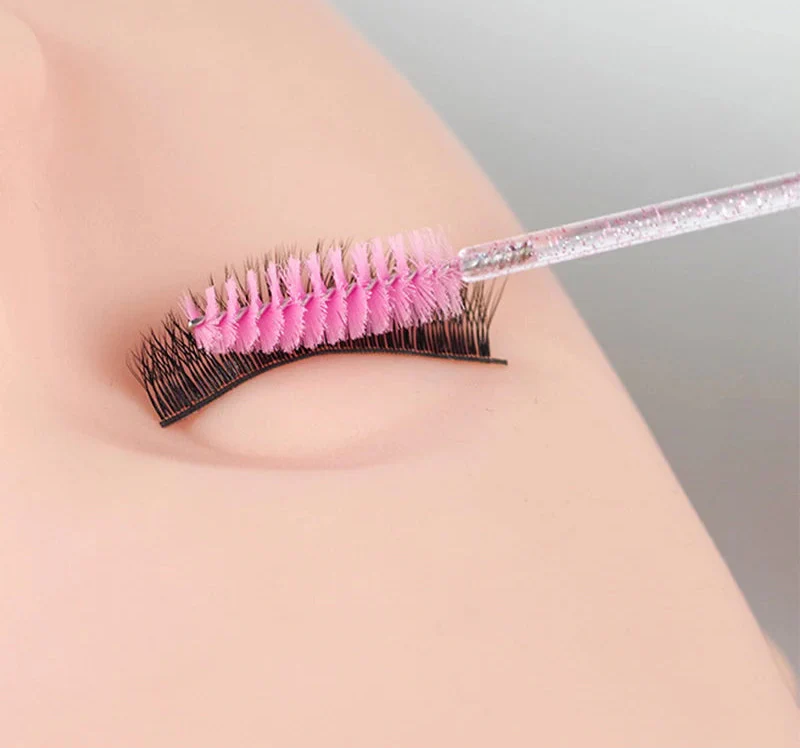 100pcs Disposable Eyelash Spoolie Brushes